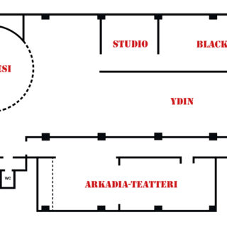 Teatterimuseon pohjapiirros